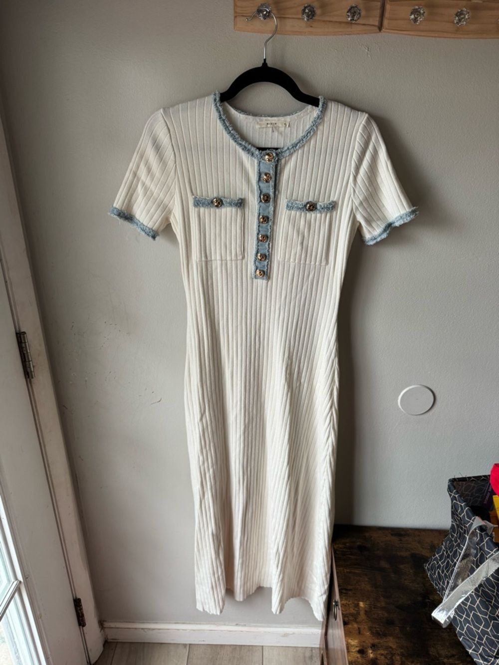 Rivir Ribbed Knit Bodycon Midi Dress Old Money Aesthetic